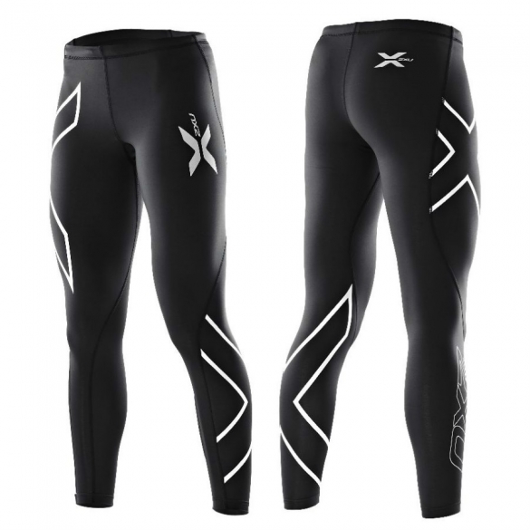 2XU Kompressionshose Schwarz/Weiß Damen MA1968b 2015 2XUWA1968BLK/BLK